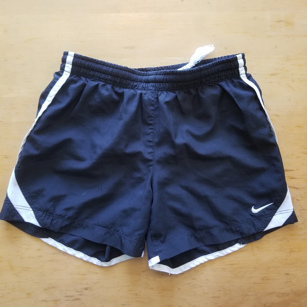 Ladies Nike small, black, lined, sports shorts